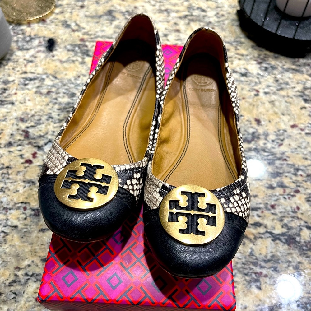 Tory Burch Minnie Cap-Toe Ballet Flats